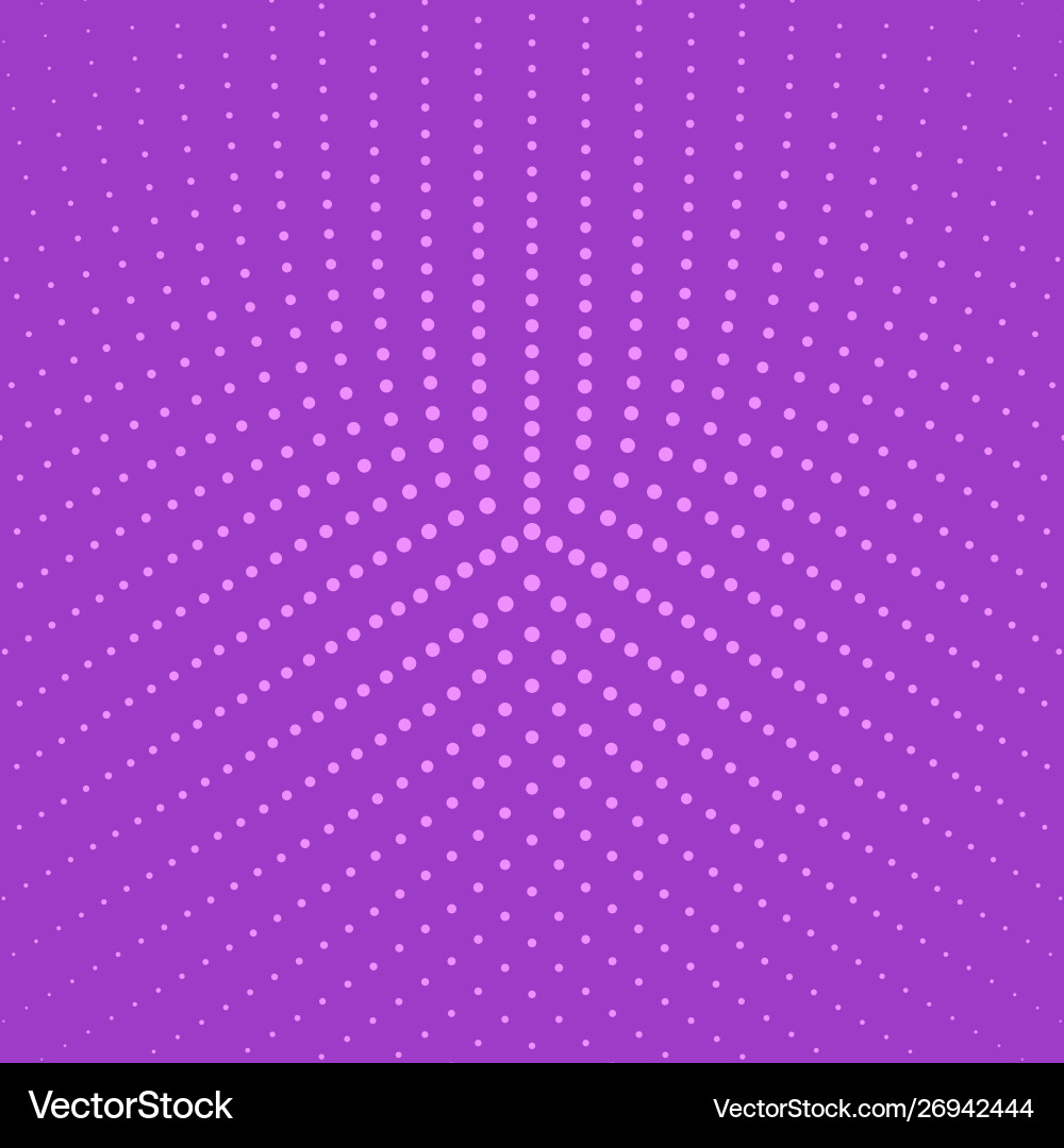 Abstract halftone round circle pattern background vector image