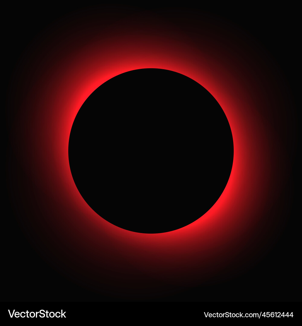 Circle illuminate light frame with color gradient Circle illuminate light frame with color gradient vector image