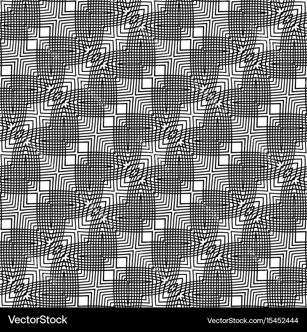 Design seamless monochrome grid pattern Vector Image
