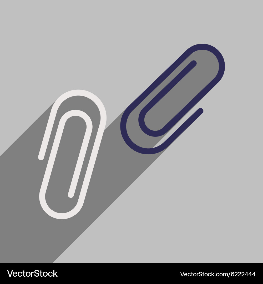 Flat with shadow icon and mobile application clips vector image