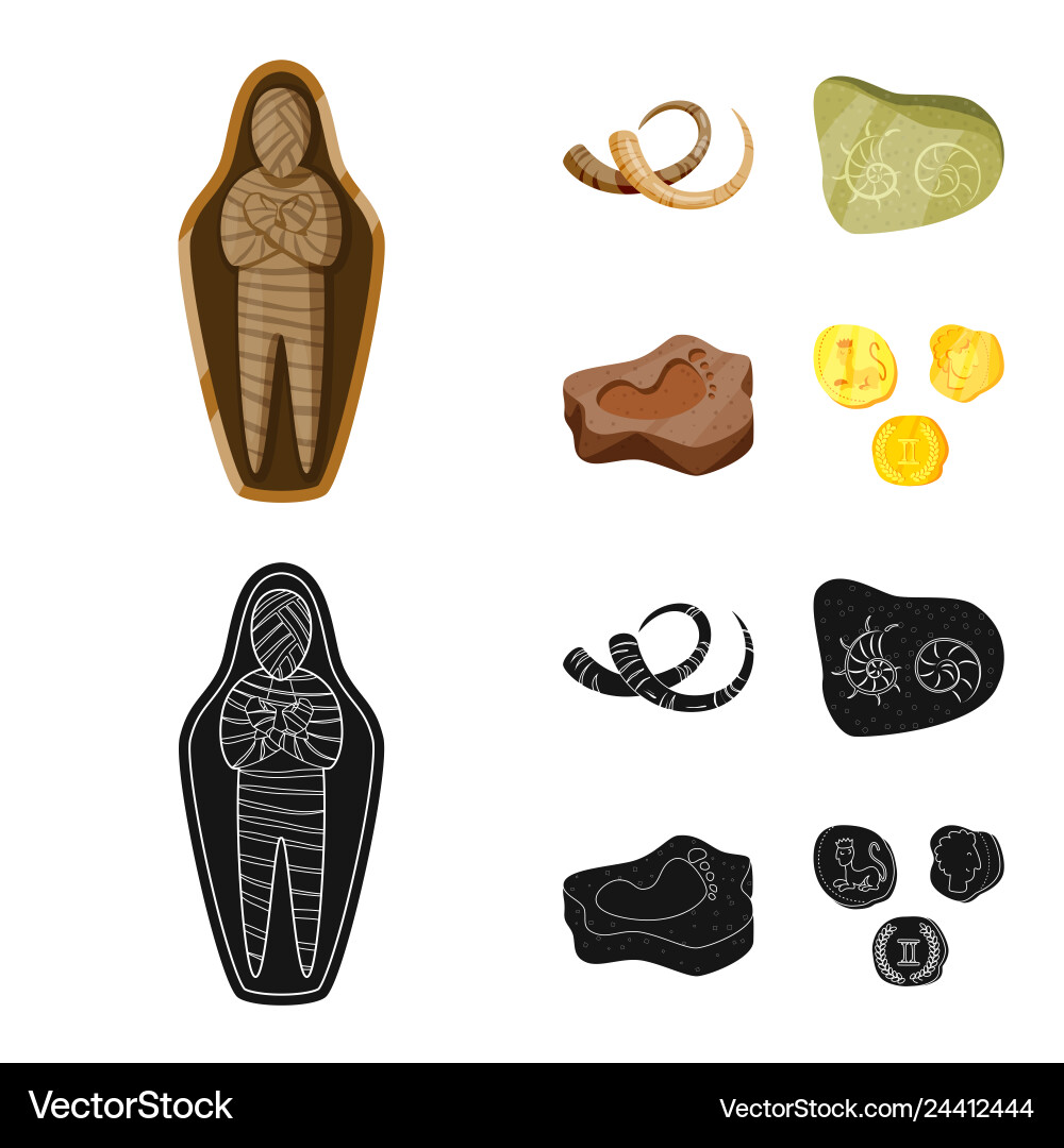 Isolated object of story and items logo Isolated object of story and items logo vector image