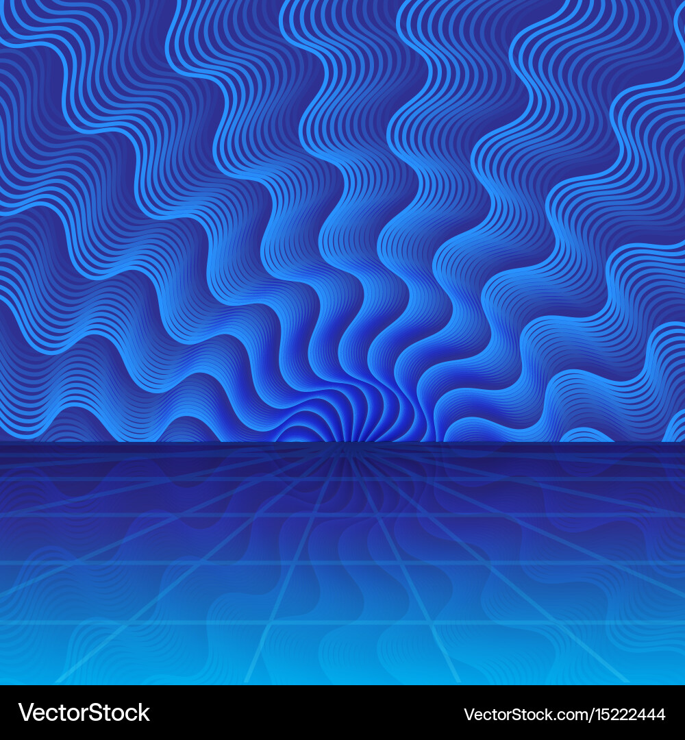 Magic abstract background with rays of light vector image