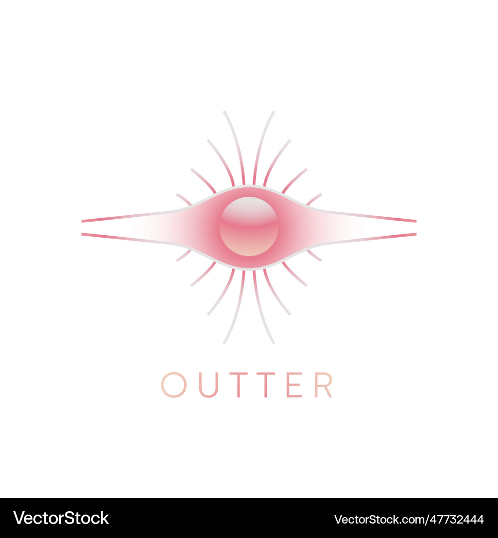Minimal space logo design celestial logotype Minimal space logo design celestial logotype Vector Image