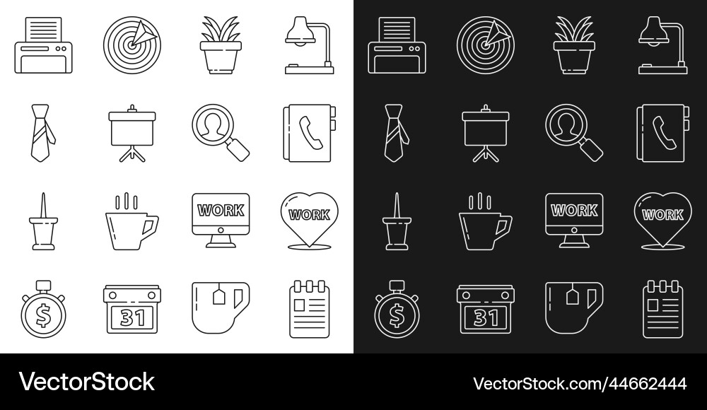 Set line spiral notebook heart with text work Set line spiral notebook heart with text work vector image