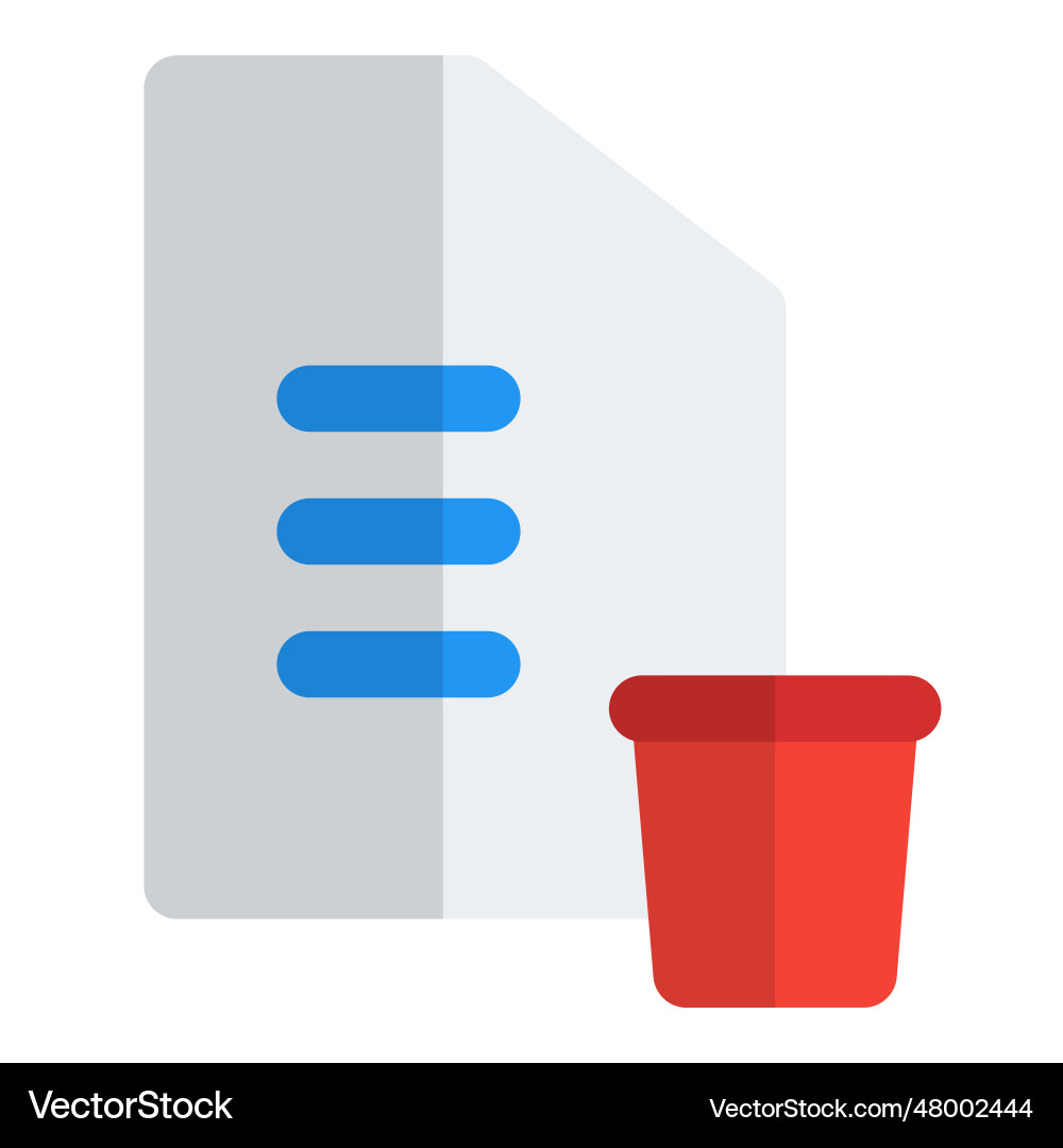 Storage extended by deleting extra files vector image