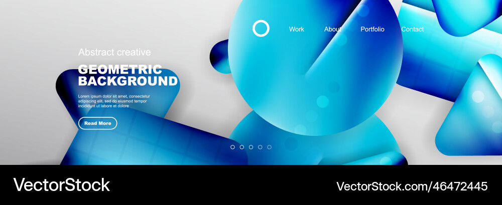 Abstract background for your landing page design Abstract background for your landing page design vector image