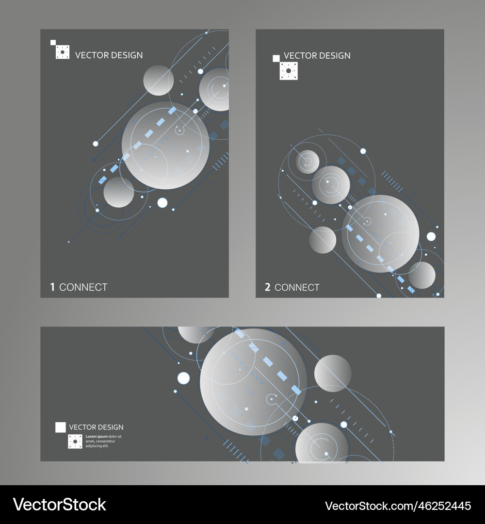 Abstract shapes pattern circles Abstract shapes pattern circles vector image
