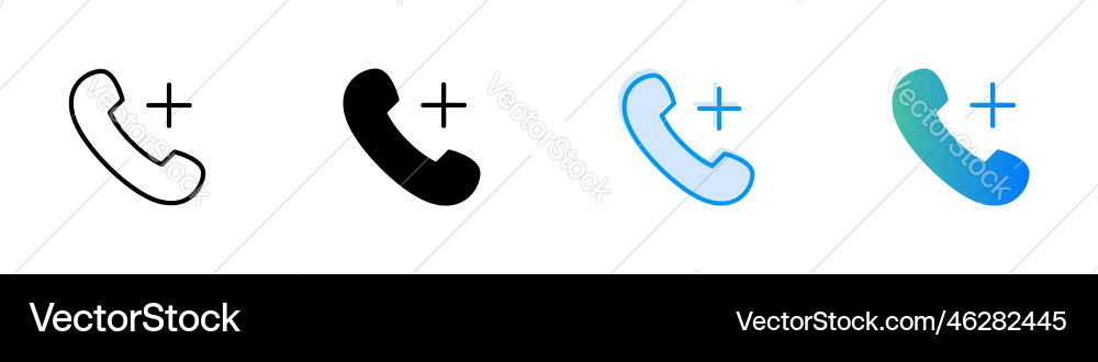 Add call icon sign for mobile concept and web Add call icon sign for mobile concept and web vector image