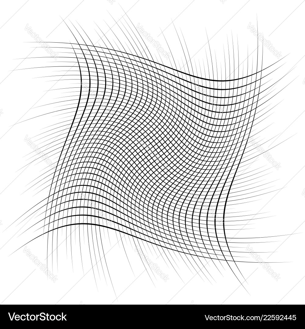 Intersecting lines grid mesh pattern abstract Vector Image