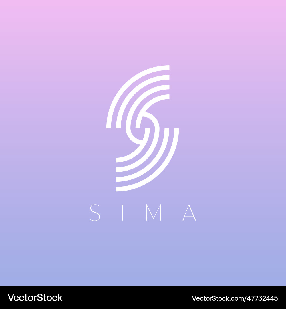 Minimal space logo design celestial logotype Minimal space logo design celestial logotype Vector Image