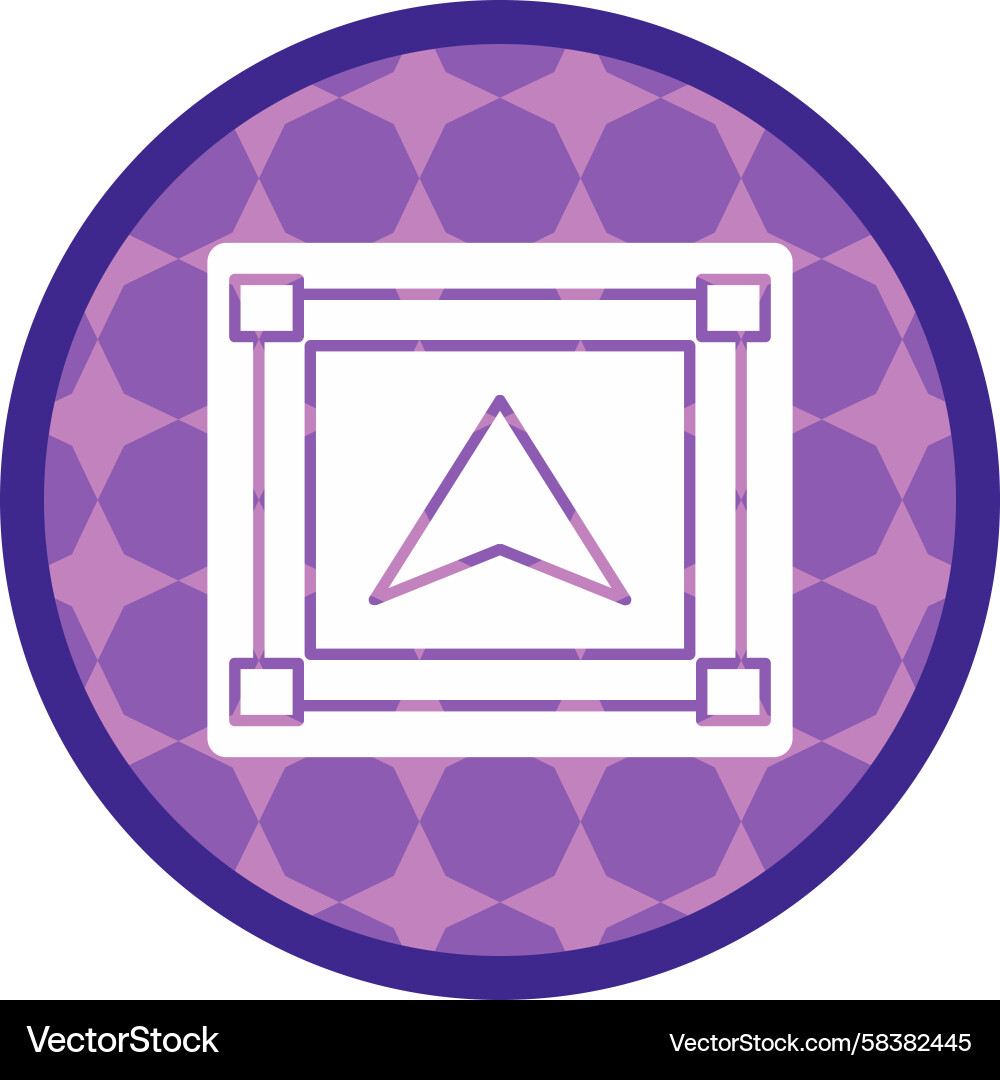 Navigation Route Icon Vector Image