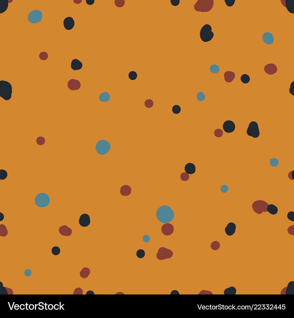 Seamless repeating pattern of color spots Seamless repeating pattern of color spots vector image