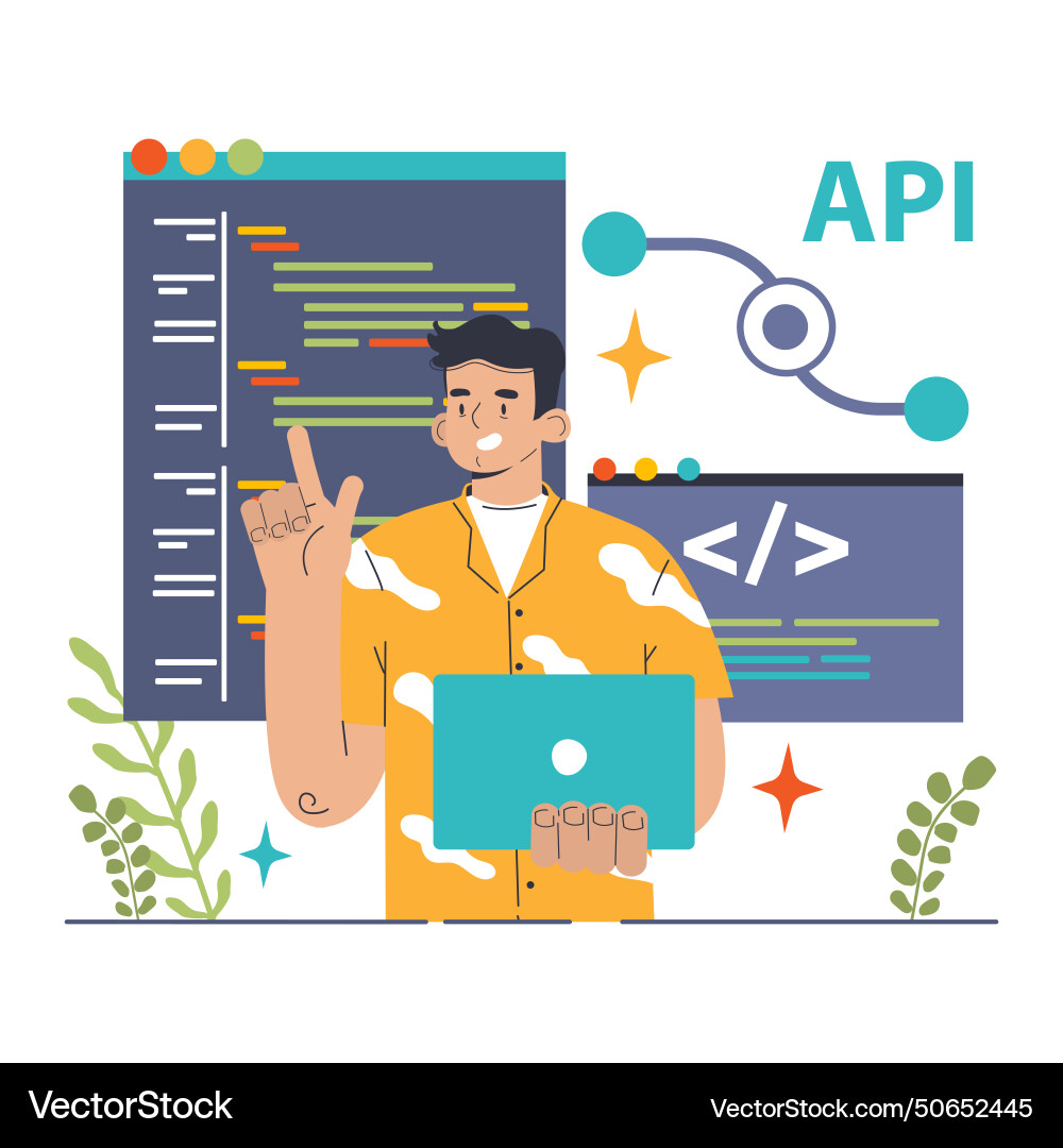 Software-Engineering der Back-End-Entwicklung Software-Engineering der Back-End-Entwicklung vektorbild