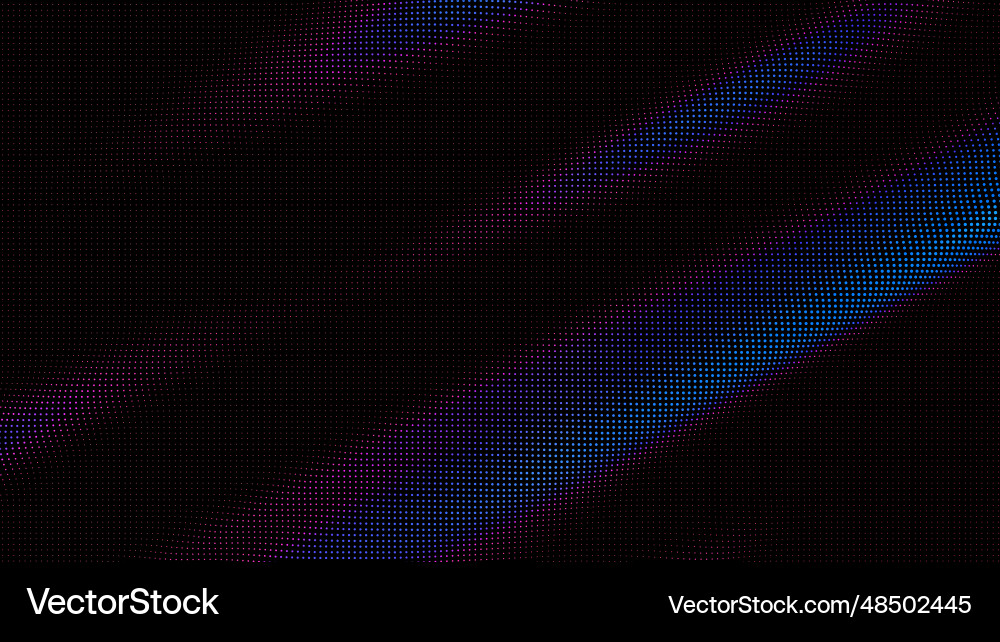 Waves of colorful points digital data splash Waves of colorful points digital data splash vector image