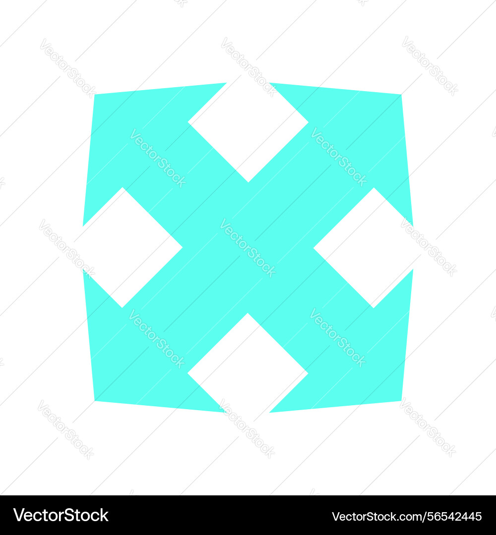 Y2k retro arrow shape Y2k retro arrow shape vector image