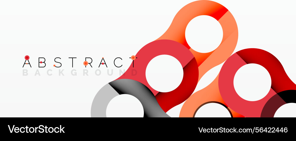 Abstract background features interconnected Vector Image