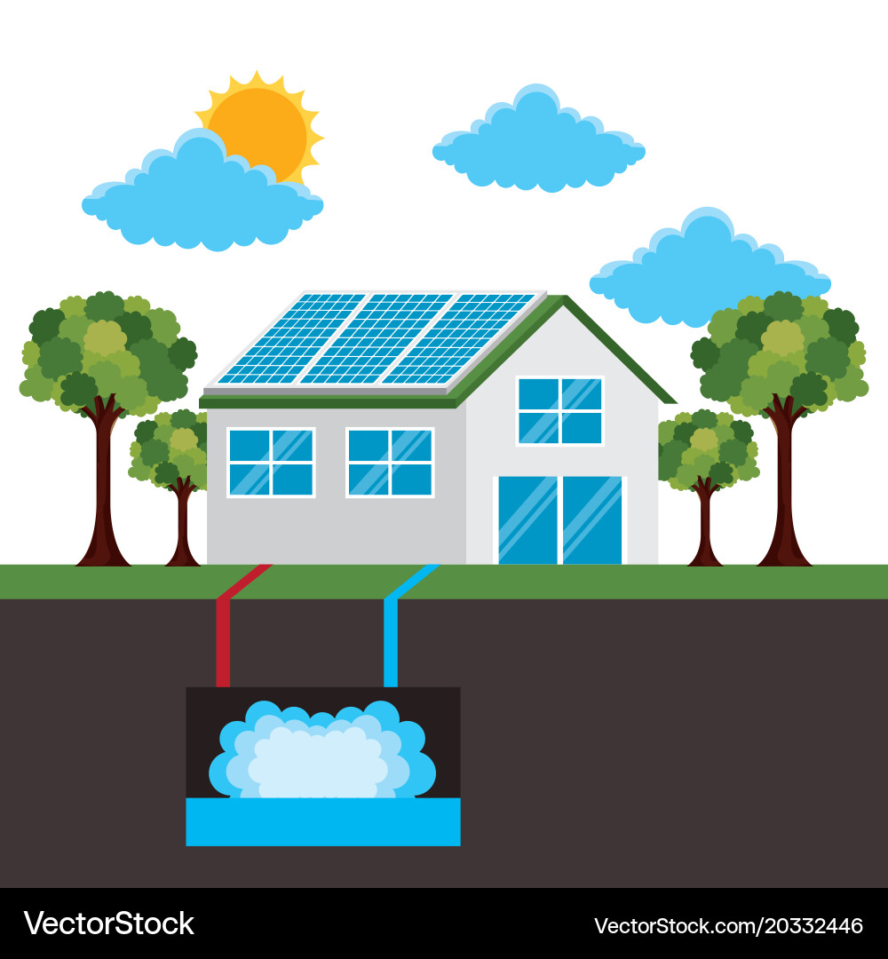 Energy types ecological Vector Image