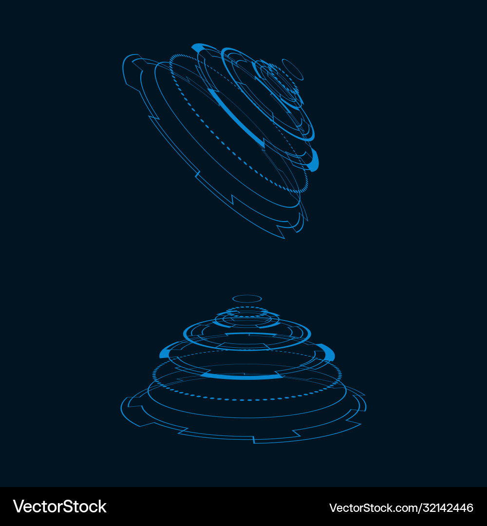 Futuristic user interface Futuristic user interface vector image