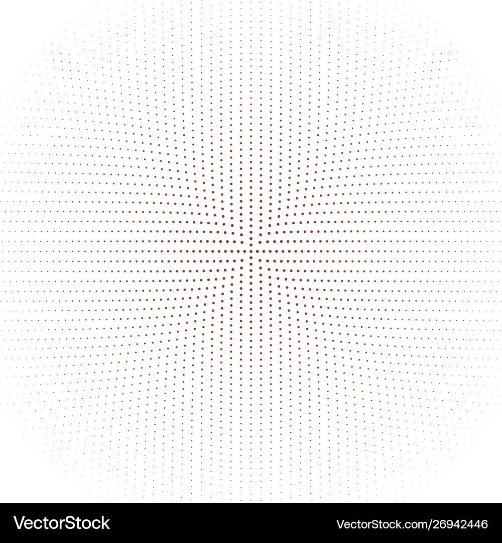 Monochrome circular dot pattern background Monochrome circular dot pattern background vector image