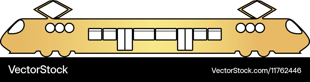 Train computer symbol Vector Image