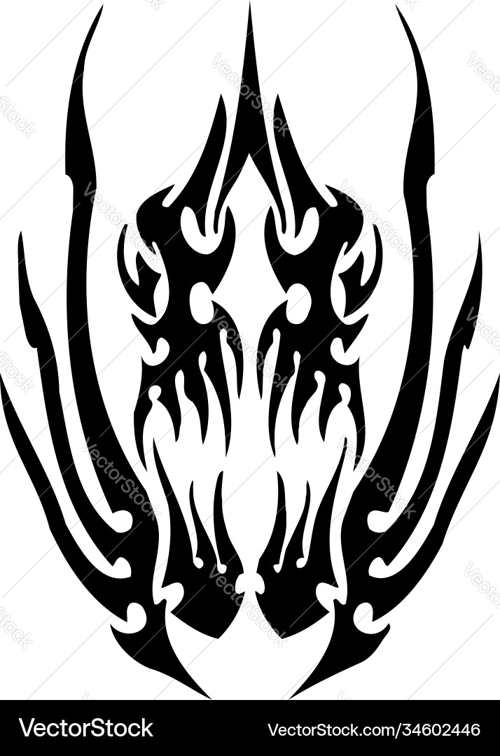 Tribal fish - sea monster svg digital download Tribal fish - sea monster svg digital download vektorbild