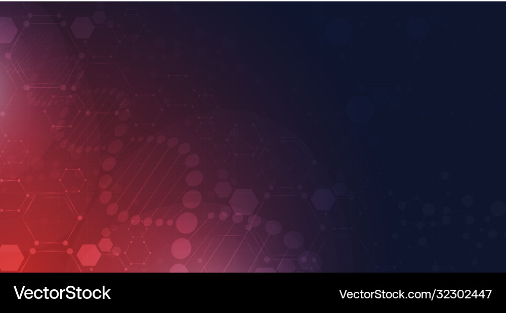 Dna digital sequence code structure with glow Dna digital sequence code structure with glow vector image