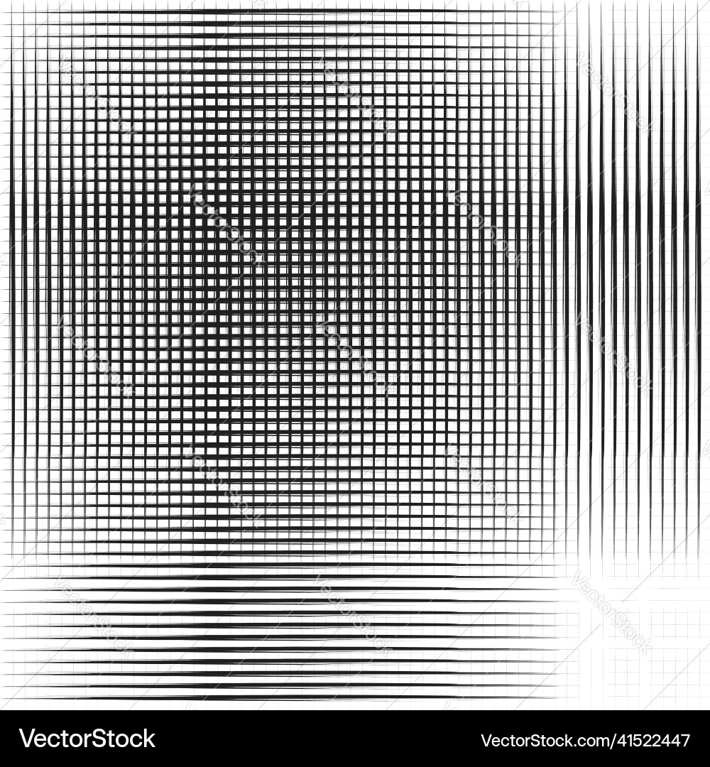 Grid mesh graticule with grungy irregular lines Grid mesh graticule with grungy irregular lines vector image