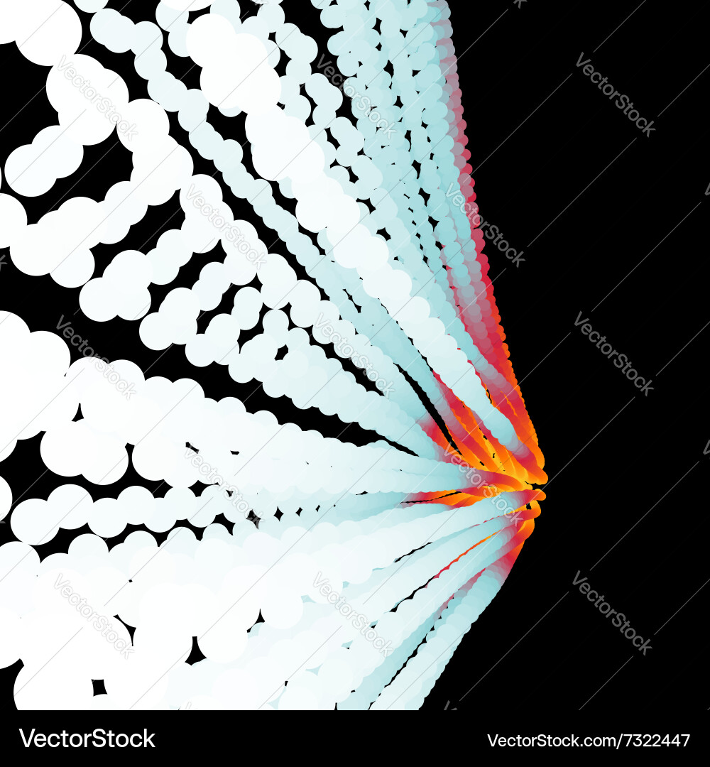 Point flow design template abstract Vector Image