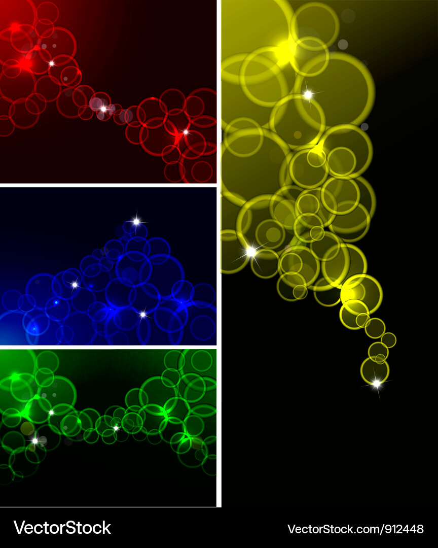Abstract background set vector image