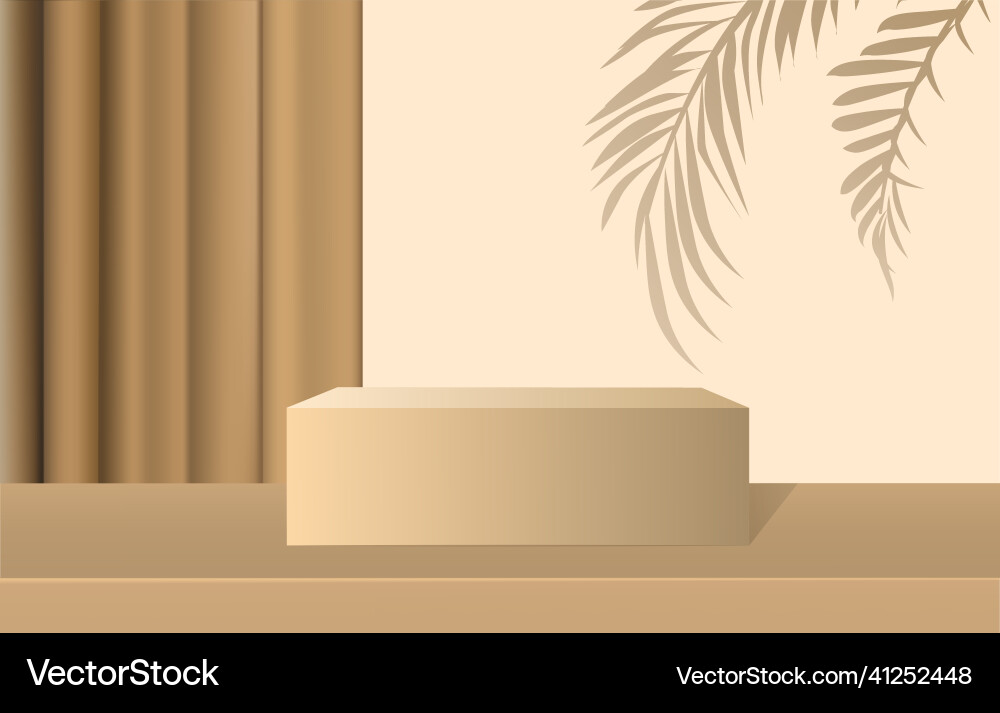 Minimal platform for product presentation Minimal platform for product presentation vector image