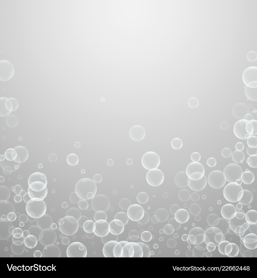 Random soap bubbles abstract background blowing b Random soap bubbles abstract background blowing b vector image