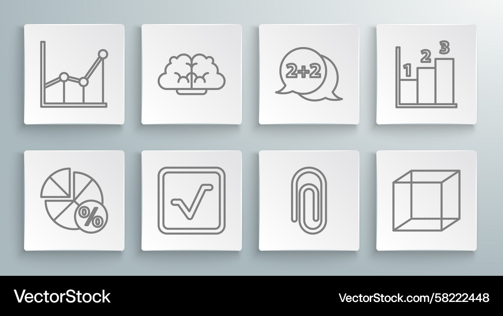 Set line equation solution graph schedule chart Set line equation solution graph schedule chart Vector Image