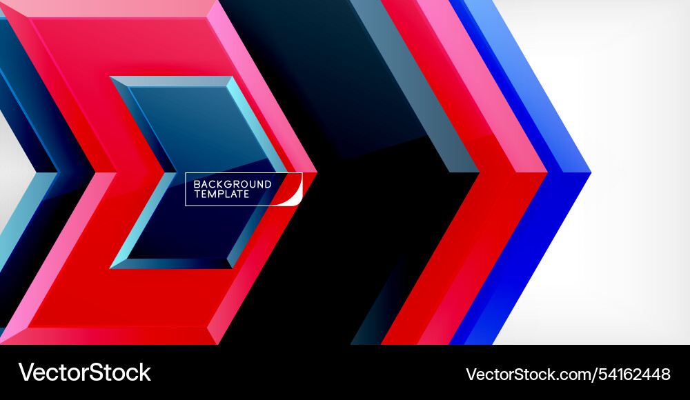Technology dynamic arrow geometric background Technology dynamic arrow geometric background Vector Image