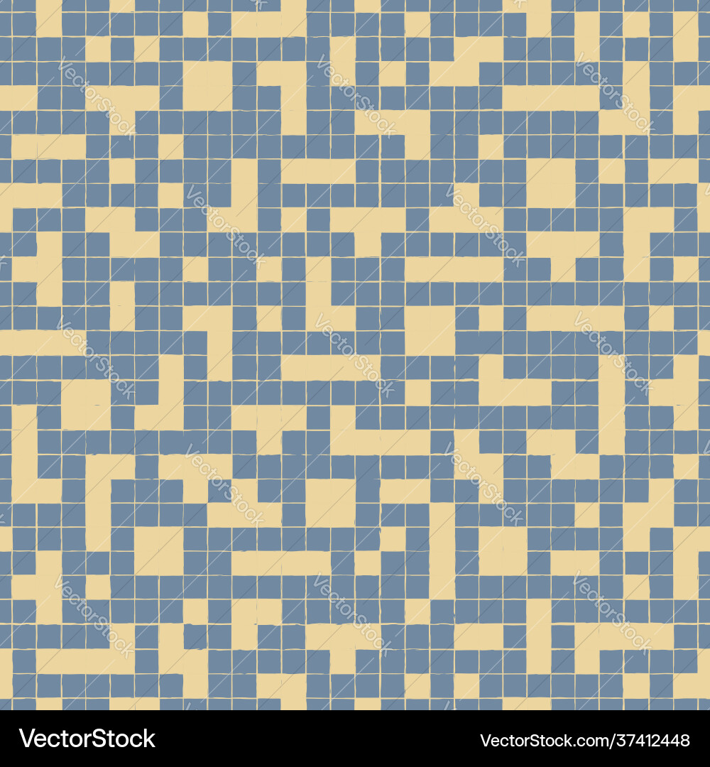Violet yellow blocks mesh seamless pattern Violet yellow blocks mesh seamless pattern vector image