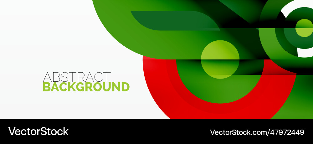 Abstract Round Shape Background vector image