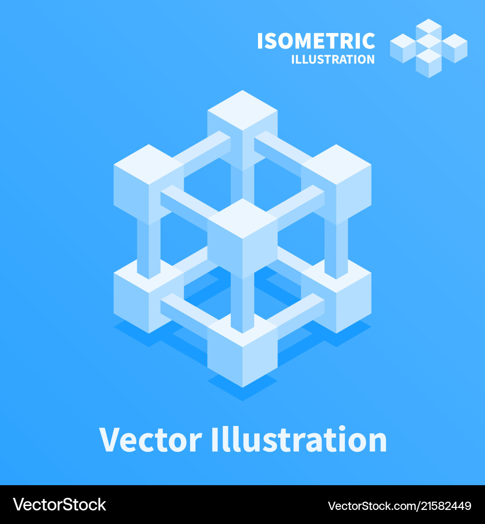 Abstrakte geometrische Zusammensetzung 3d Pixel Kunst Abstrakte geometrische Zusammensetzung 3d Pixel Kunst vektorbild