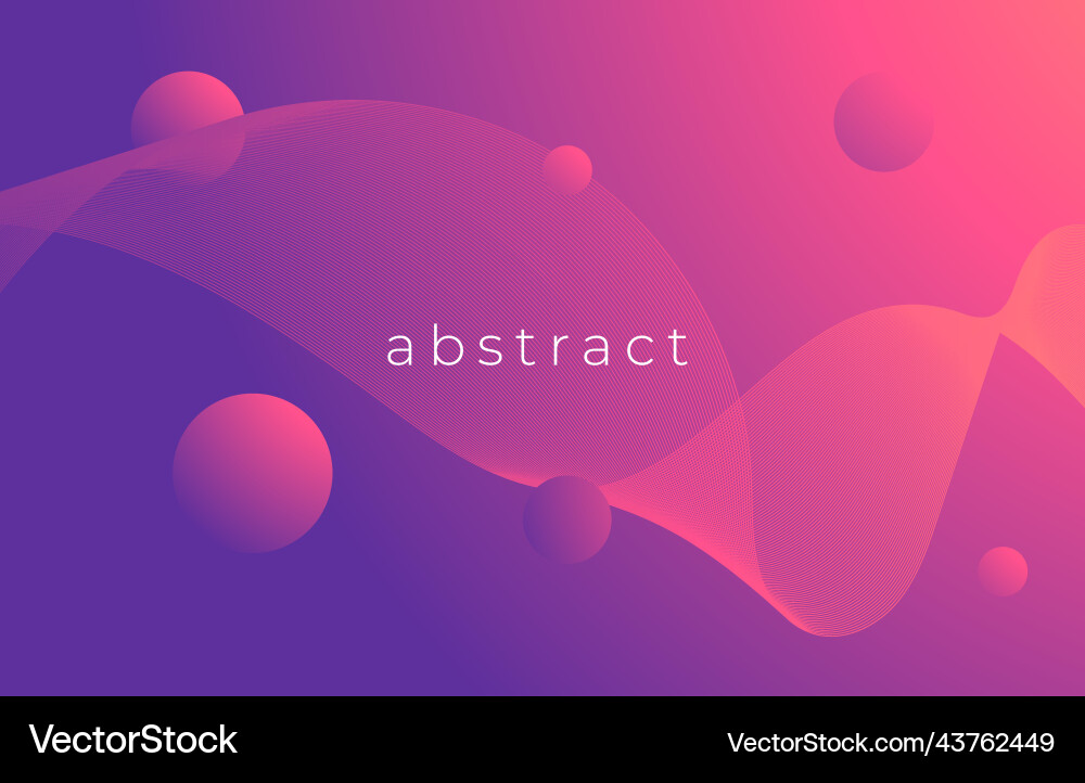 Creative design poster abstract gradient template Vector Image