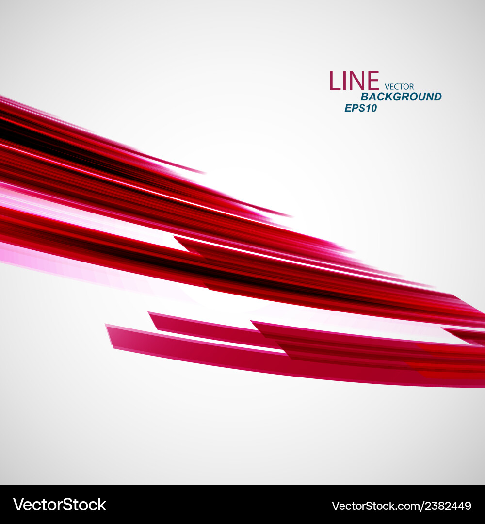 Dynamic Color Line Background vector image