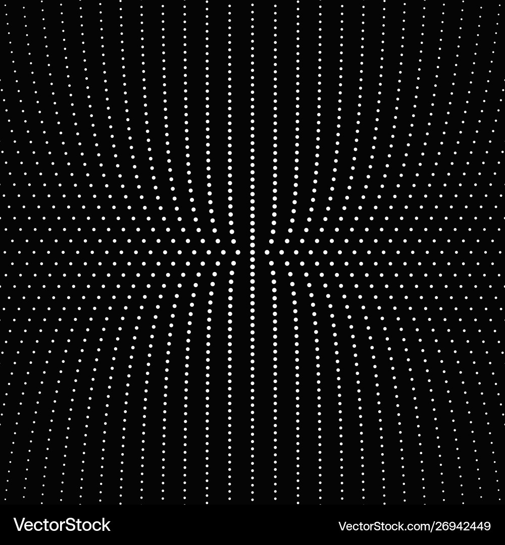 Geometric abstract halftone circular dot pattern Geometric abstract halftone circular dot pattern vector image