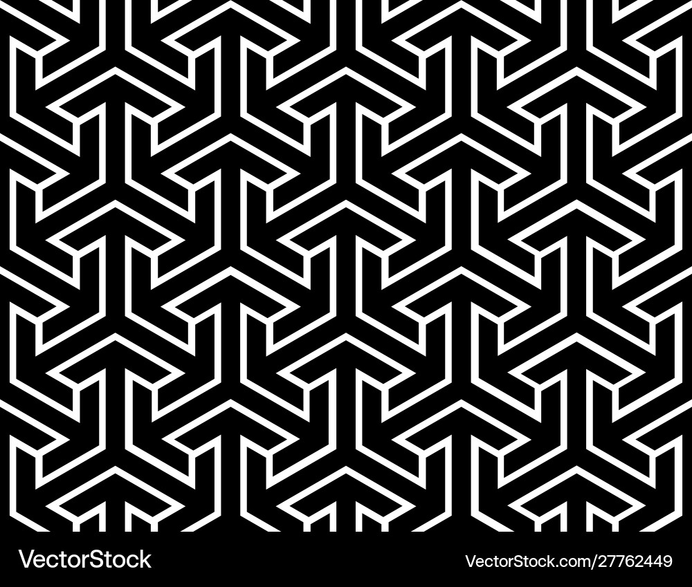 Intricate Arrow Motif Pattern vector image