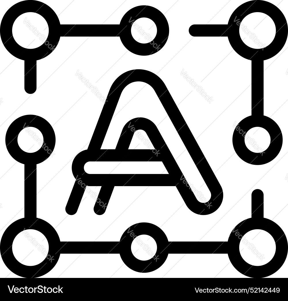 Künstlicher Intelligenzalgorithmus zur Analyse von Briefen Künstlicher Intelligenzalgorithmus zur Analyse von Briefen vektorbild