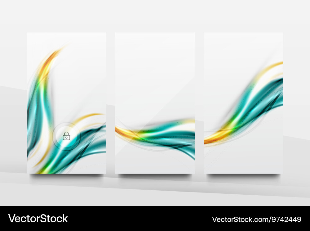 Mobile application interface background design vector image