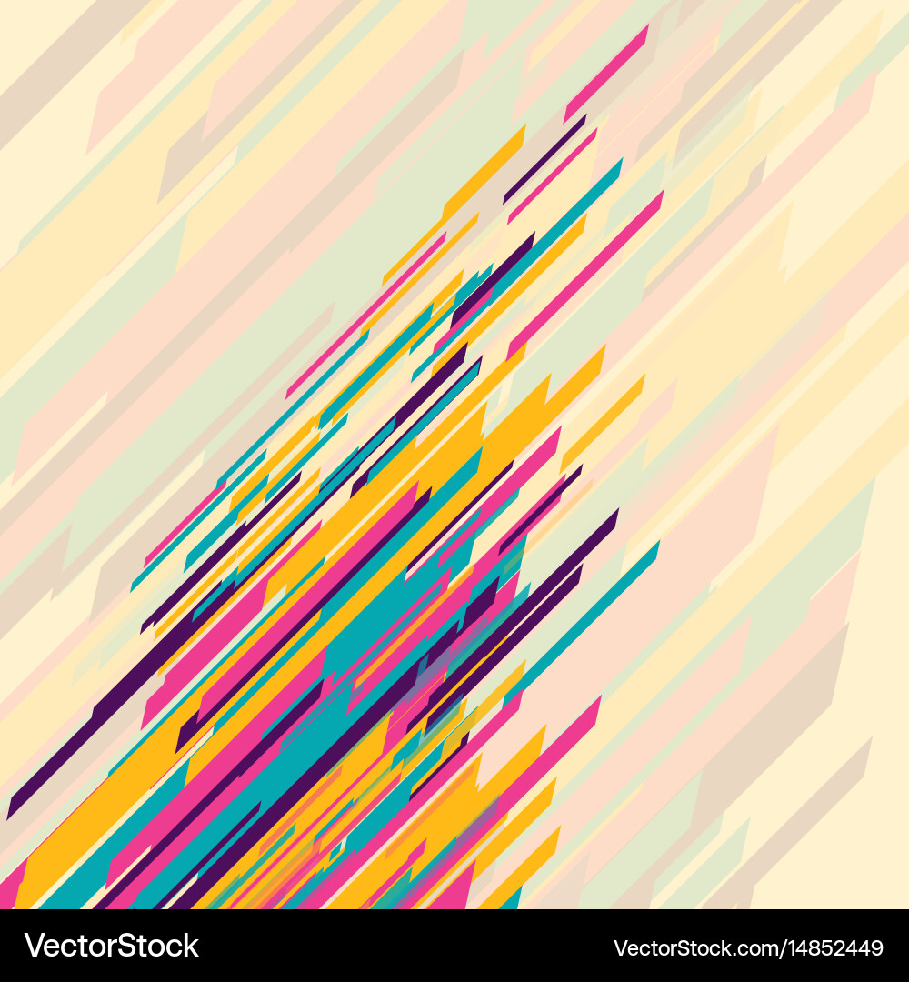 Retro Geometric Pattern vector image