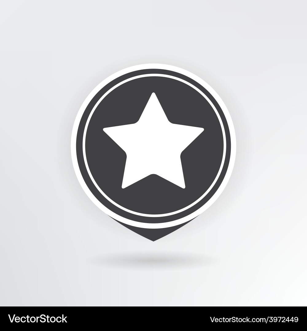Star map pointer vector image