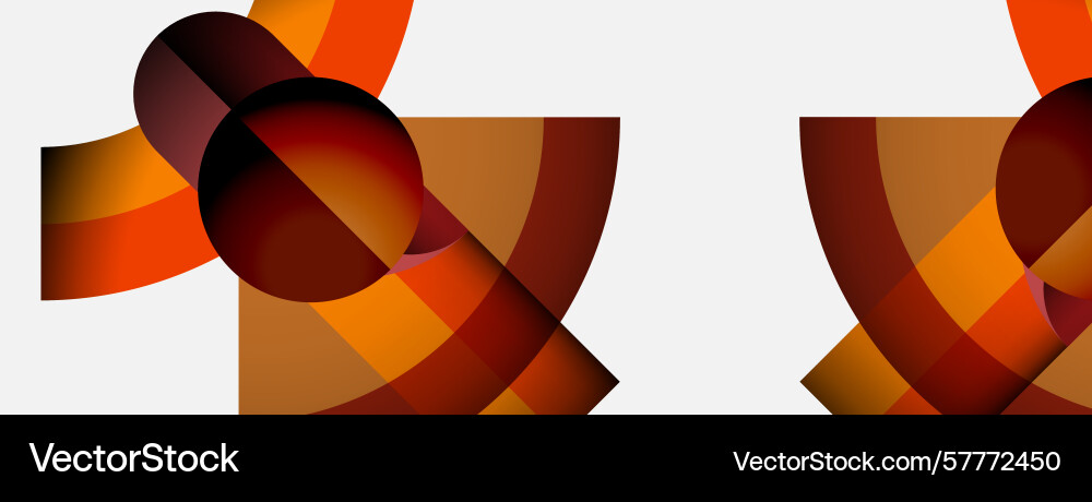 Abstract composition overlapping ribbons create Abstract composition overlapping ribbons create vector image