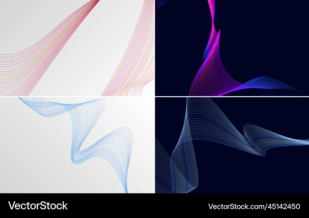 Collection of geometric minimal lines pattern set Collection of geometric minimal lines pattern set Vector Image