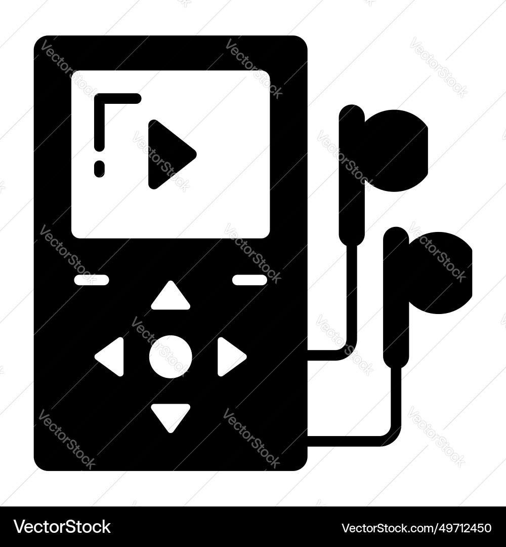 Design of music player in modern style easy Vector Image
