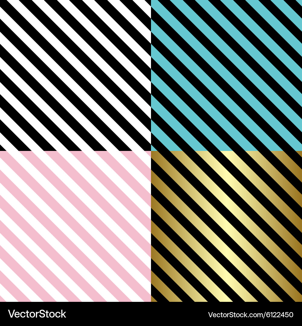 Diagonal Striped Pattern vector image