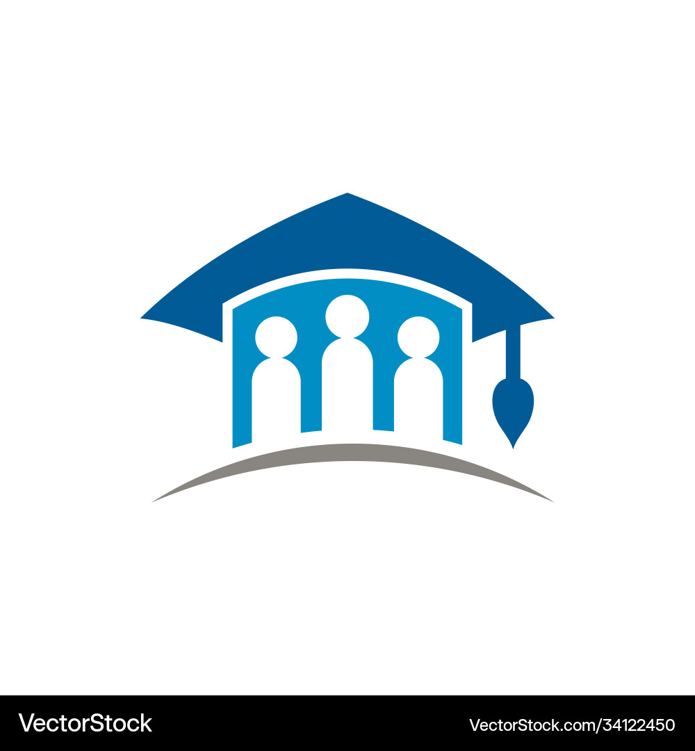 Education school university logo template Education school university logo template vector image