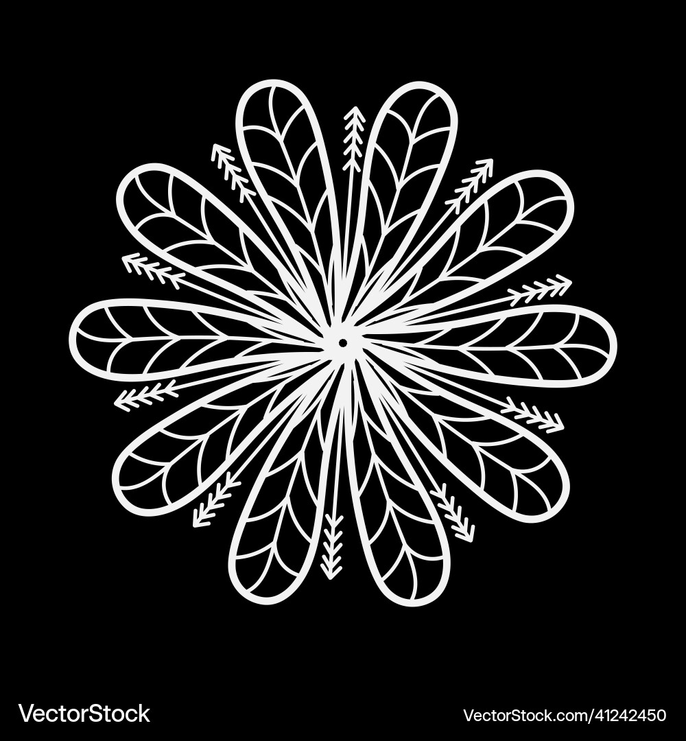 Floral pattern with arrows for use in web design Floral pattern with arrows for use in web design vector image